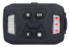 Luz de Advertencia Múltiple XLTD2735A / 26 LEDs Rojo/Azul/Blanco / IP67 / Magnética / Recargable 1200mAh / 72x48x29mm