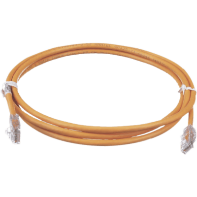 Cable de Parcheo UTP Cat6 / 24 AWG / 1 Pie (0.3 m) / Clasificación CM / 2500 Ciclos / 50 µm Oro