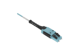 Jumper de Fibra Óptica / Multimodo OM4 50/125 / LC-LC Uniboot Duplex / LSZH / 5 m (16.4 ft) / Color Aqua