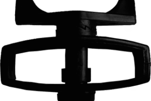 Tensor Mecánico para Cercos Eléctricos / Material POM Grado Industrial / Sin Herramientas / Anti-Herrumbre y UV / Alta Resistencia a Tracción / Negro