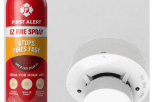 KIT Protección Contra Incendios / Extintor en Aerosol AF400 + Detector de Humo Fotoeléctrico / Seguridad Residencial y Comercial