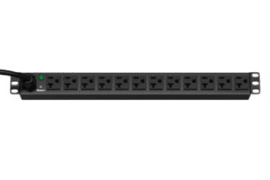 PDU ES2P Básico para Distribución de Energía, Enchufe de Entrada NEMA 5-20P, Con 12 Contactos NEMA 5-20R, Instalación Horizontal de 19in, 1UR, 20 Amp, 120 Vca