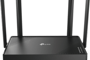 Router Wi-Fi 7 / BE3600 3.6 Gbps / Doble Banda 2.4 GHz y 5 GHz / MLO + 4K-QAM / 1× WAN + 4× LAN Gigabit / 4 Antenas Externas con Beamforming / EasyMesh / HomeShield / Servidor y Cliente VPN